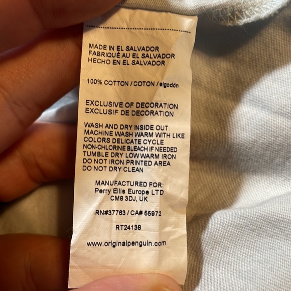 Original Penguin "Mustache You a Question" Tee M **NEW** - Picture 6 of 7